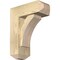 Ekena Millwork Thorton Craftsman Rough Sawn Bracket w/ Offset Brace, Douglas Fir, 6"W x 14"D x 18"H BKT0604X14X18THR04RDF - alternate 1